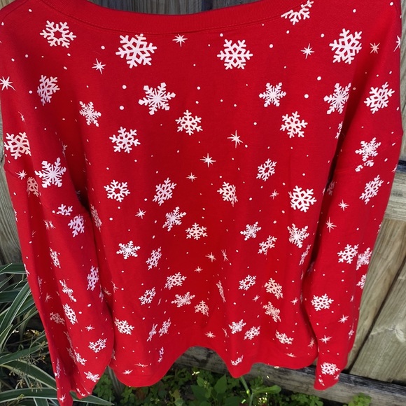 Disney Mickey and Minnie Kissmas Christmas Sweater. NWOT.  Size XXXL. Red - Picture 10 of 16